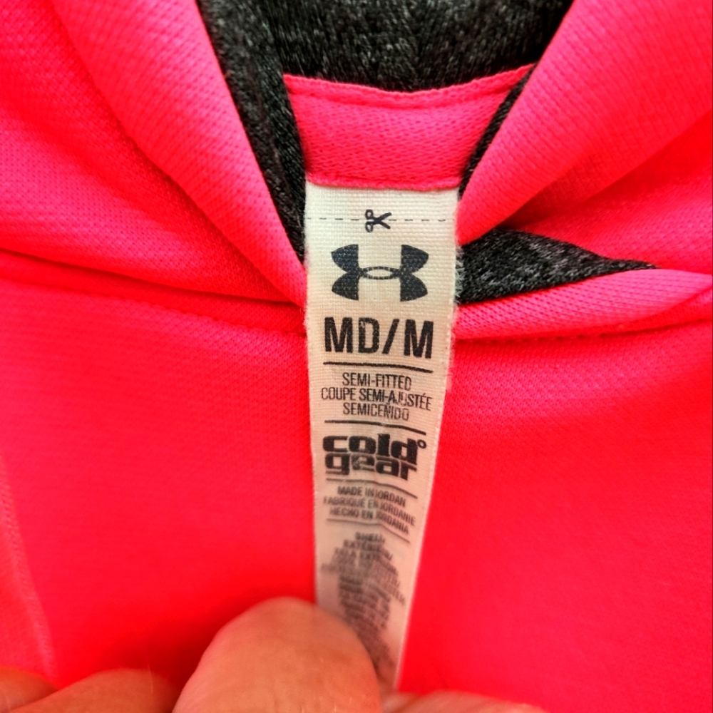 UNDER ARMOUR PINK HOODIE - Picture 5 of 5